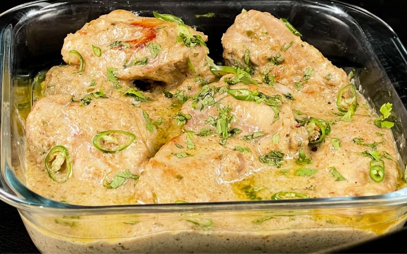 White Chicken Handi